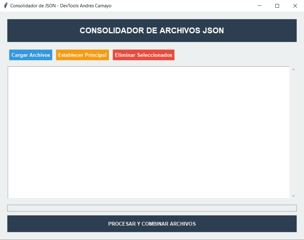 Consolidador JSON